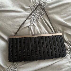 BCBGMAXAZARIA Elegant Black Clutch Bag